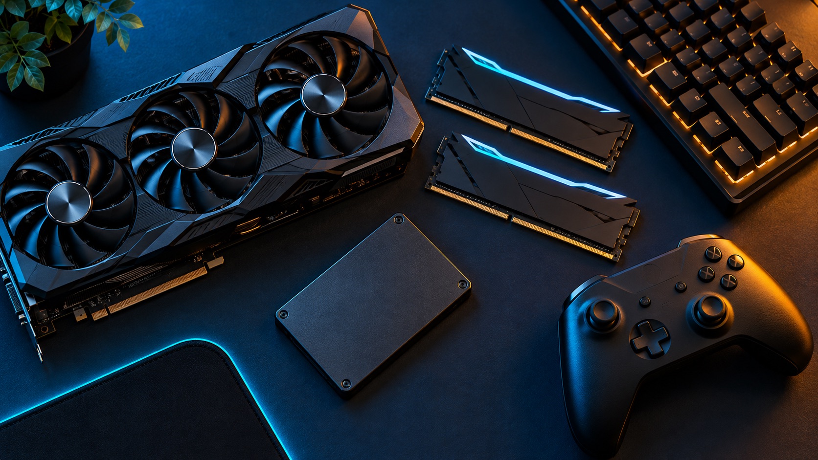 Illustrative gaming hardware